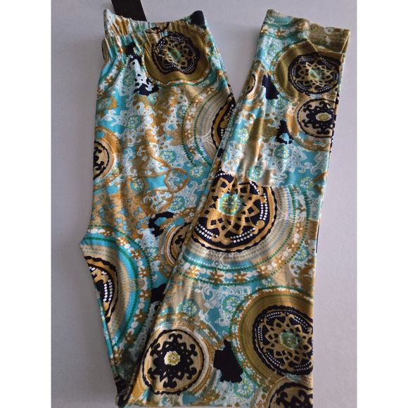 Reg One Size‎ Abstract Tribal Pattern Leggings - Picture 6 of 8